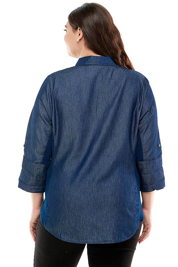 Veracci - Chambary Button Shirt with Side Stretch