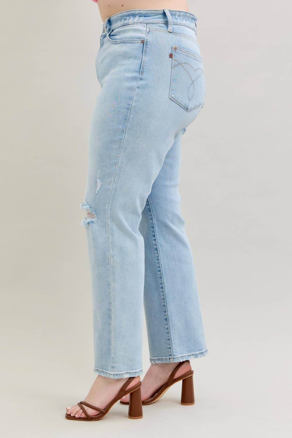 Judy Blue Jeans - HW Destroy & Back Ripped 90's Straight