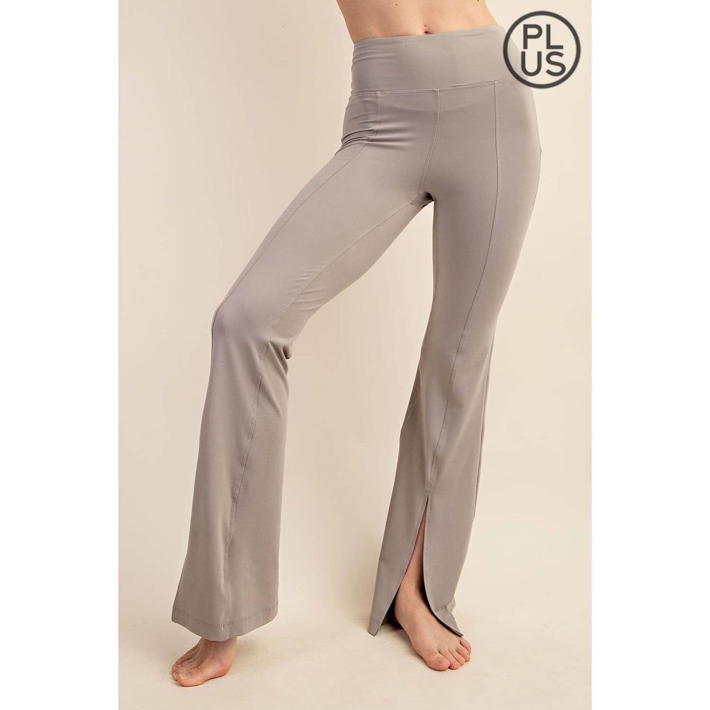 Platinum Butter Soft Front Split Leggings