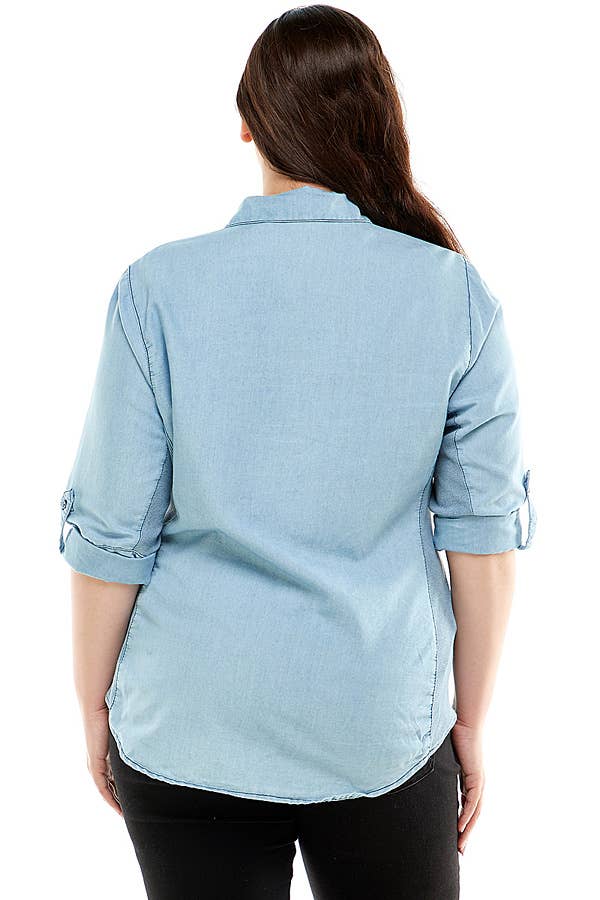 Veracci - Chambary Button Shirt with Side Stretch