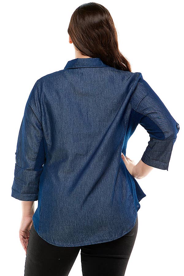 Veracci - Chambary Button Shirt with Side Stretch
