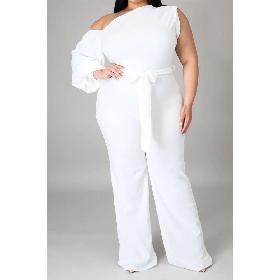 WHITE I'M READY JUMPSUIT