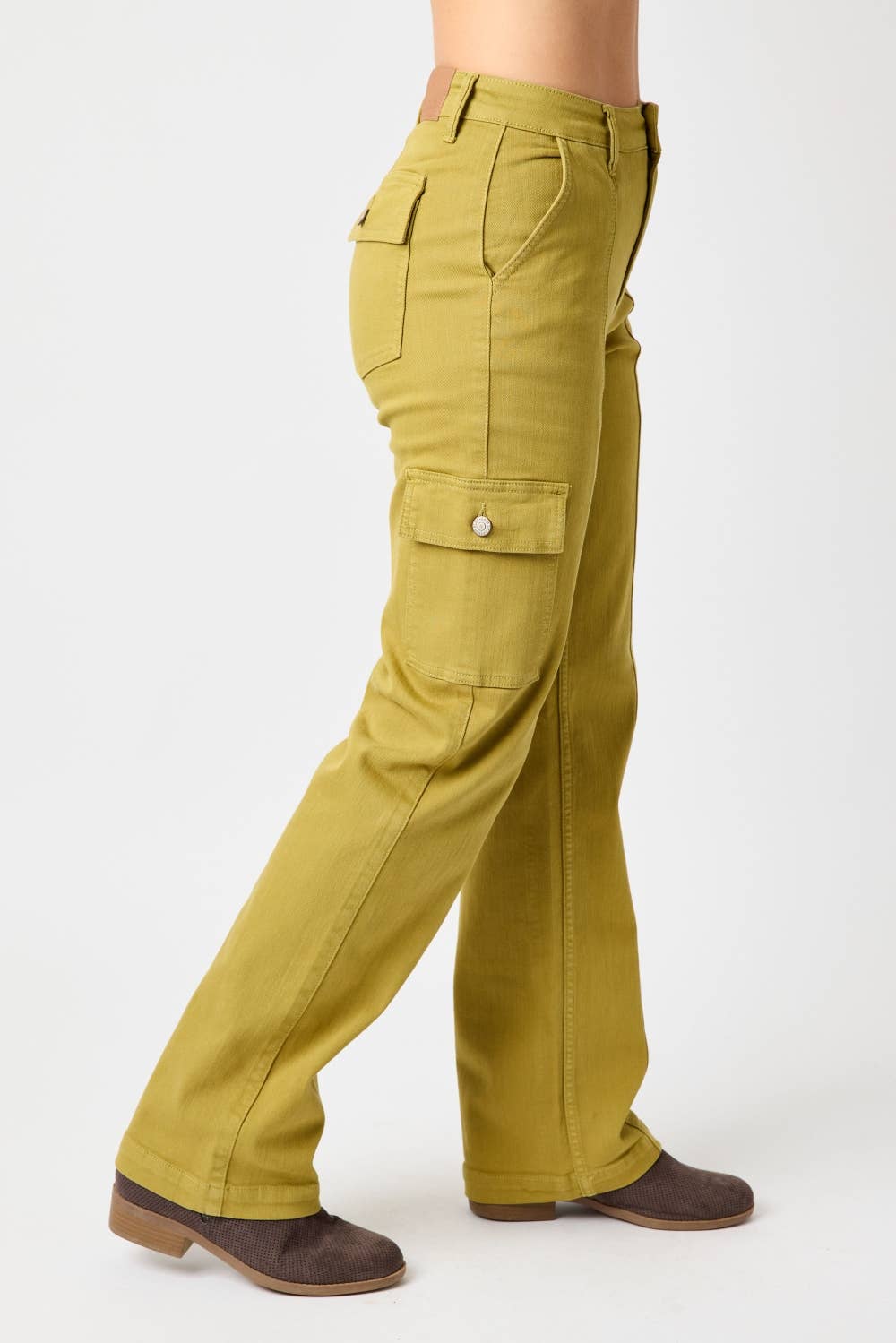 Judy Blue Jeans - HW Garment Dyed Cargo Straight