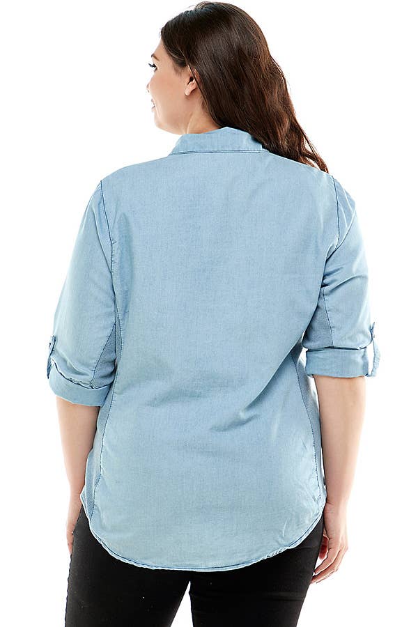 Veracci - Chambary Button Shirt with Side Stretch