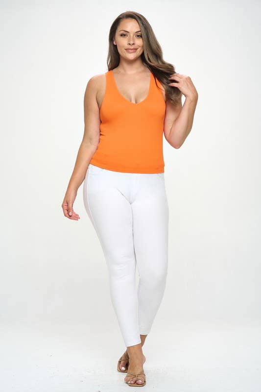 Yelete - Your New Go-To Reversible Ribbed Seamless Tank