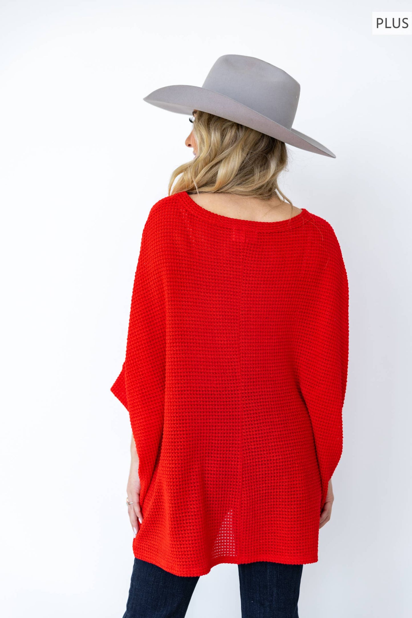 The Curvy Crochet Oversized Relaxed Fit Poncho Top
