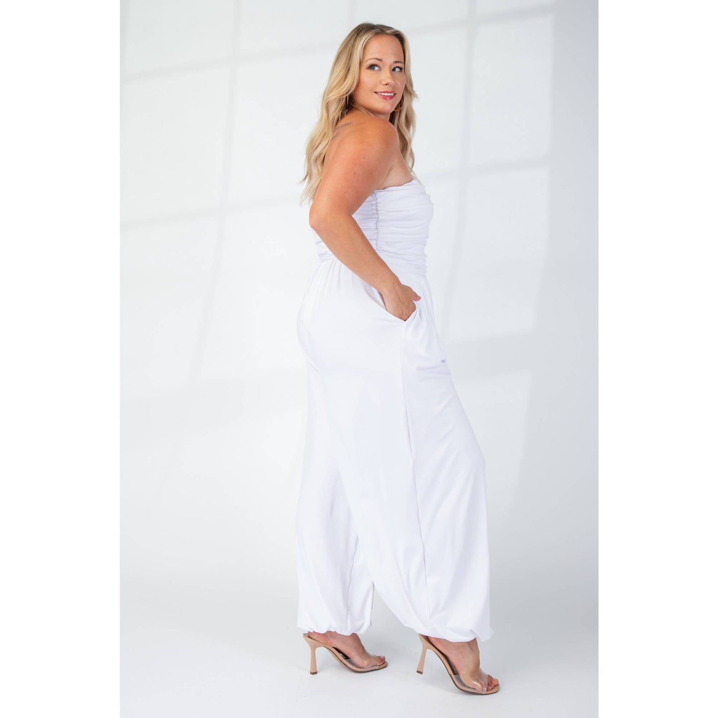 The Curve LA - SOFT KNIT STRAPLESS JUMPSUIT
