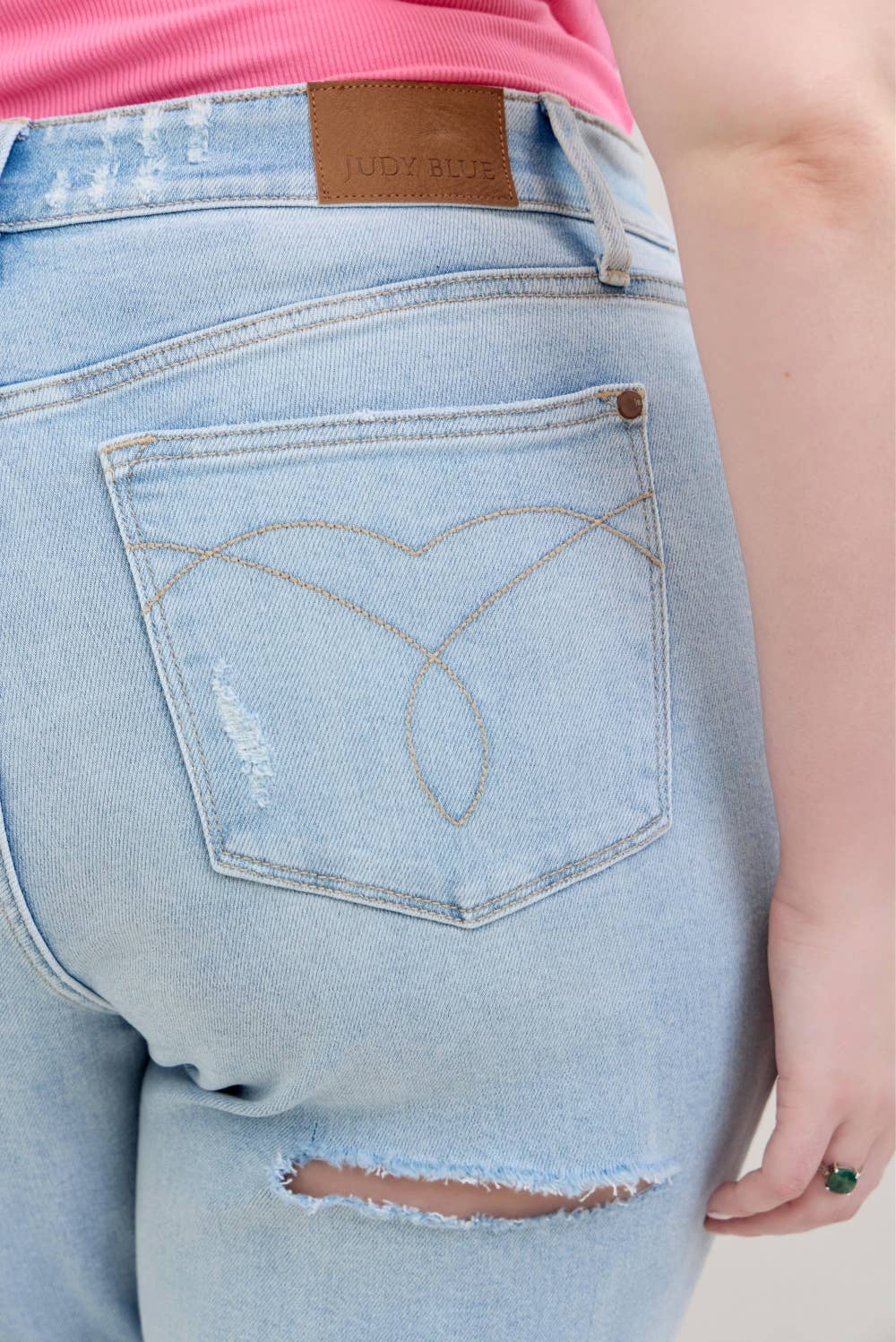 Judy Blue Jeans - HW Destroy & Back Ripped 90's Straight