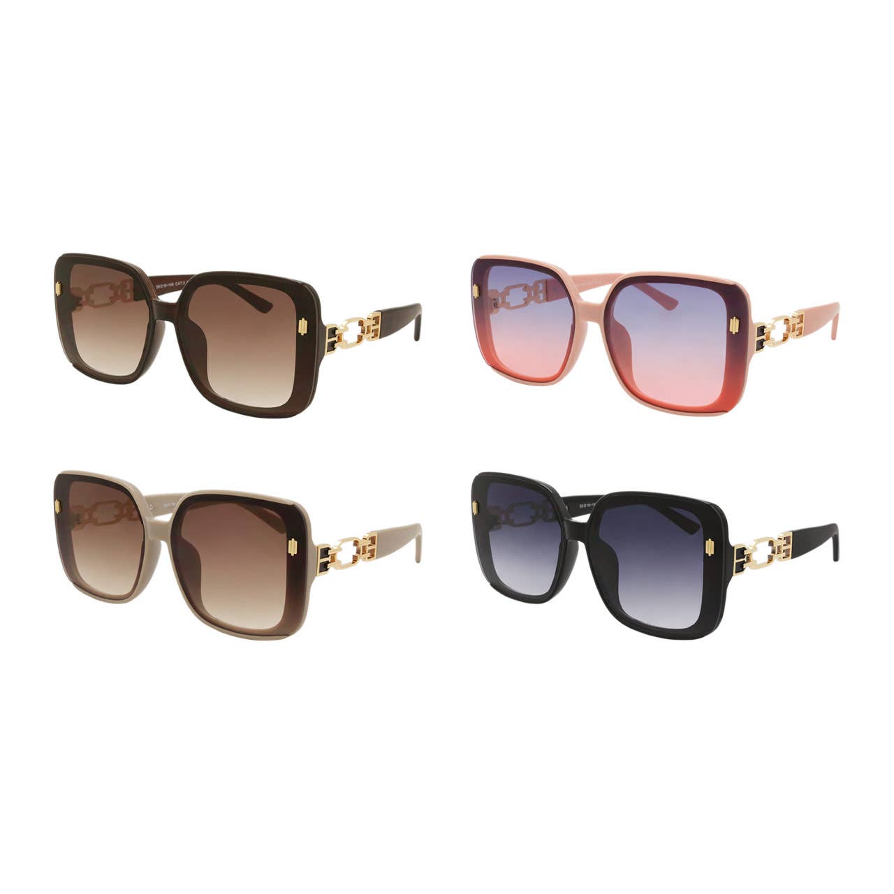 Shark Eyes, Inc - Oversized Bling Trendy Fashion Sunglasses Ladies