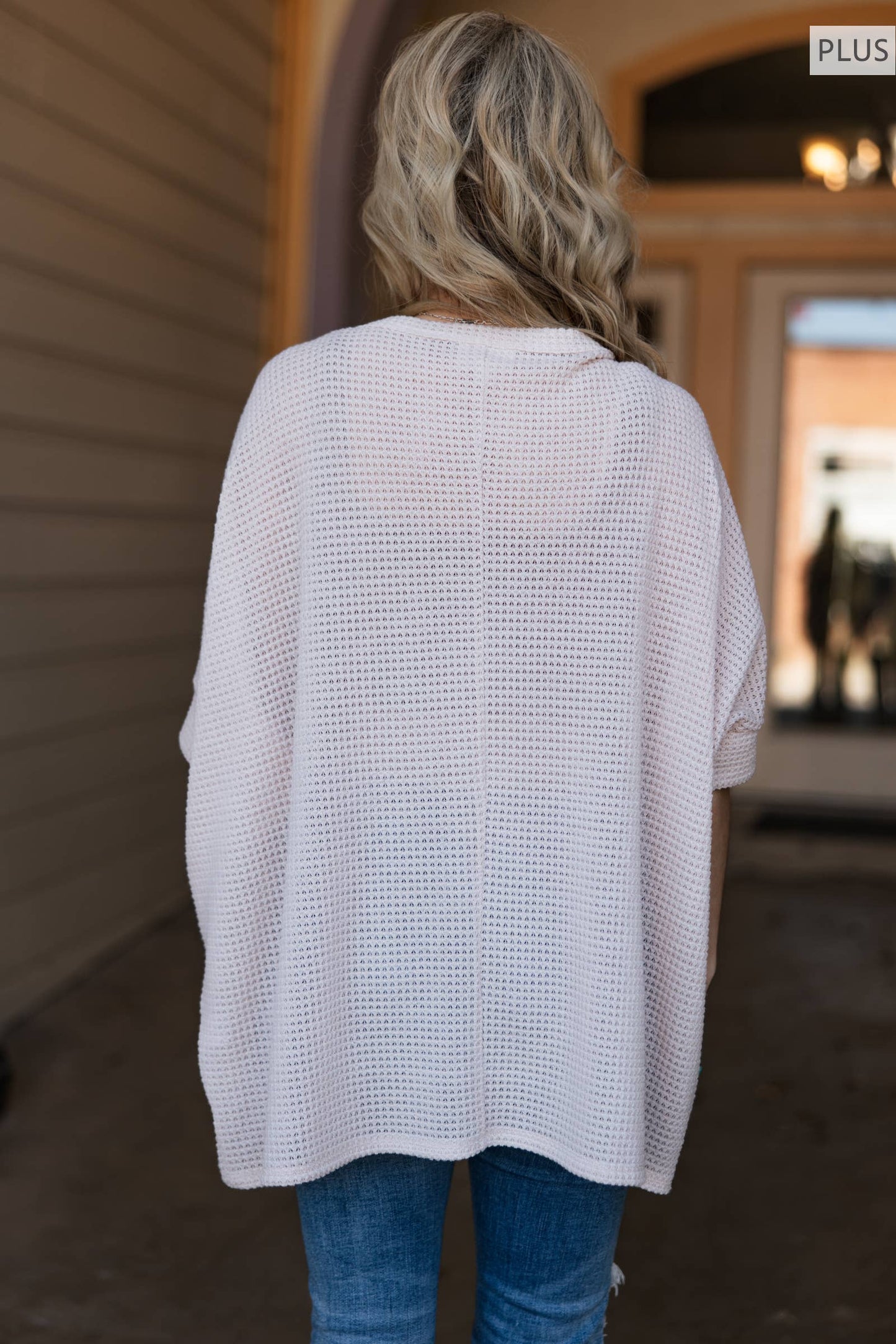 The Curvy Crochet Oversized Relaxed Fit Poncho Top