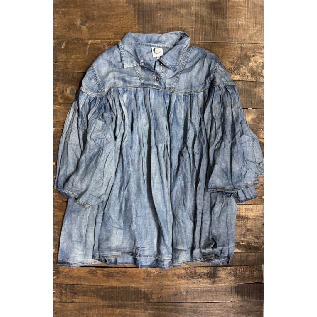 Jaded Gypsy - Pleated Together Tunic