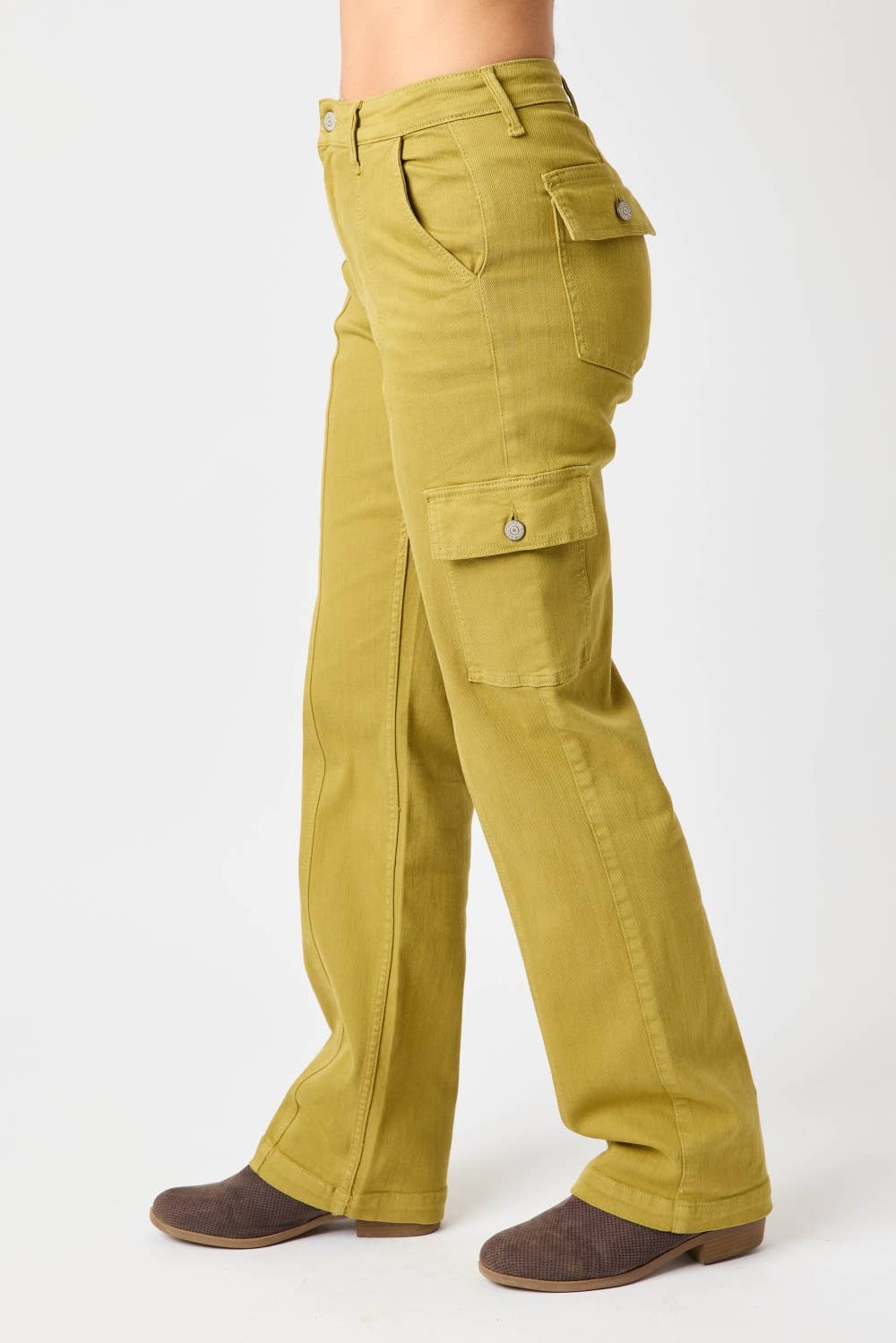 Judy Blue Jeans - HW Garment Dyed Cargo Straight