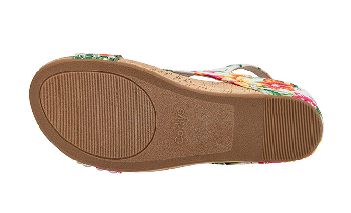Sunshine Floral Carley Wedge