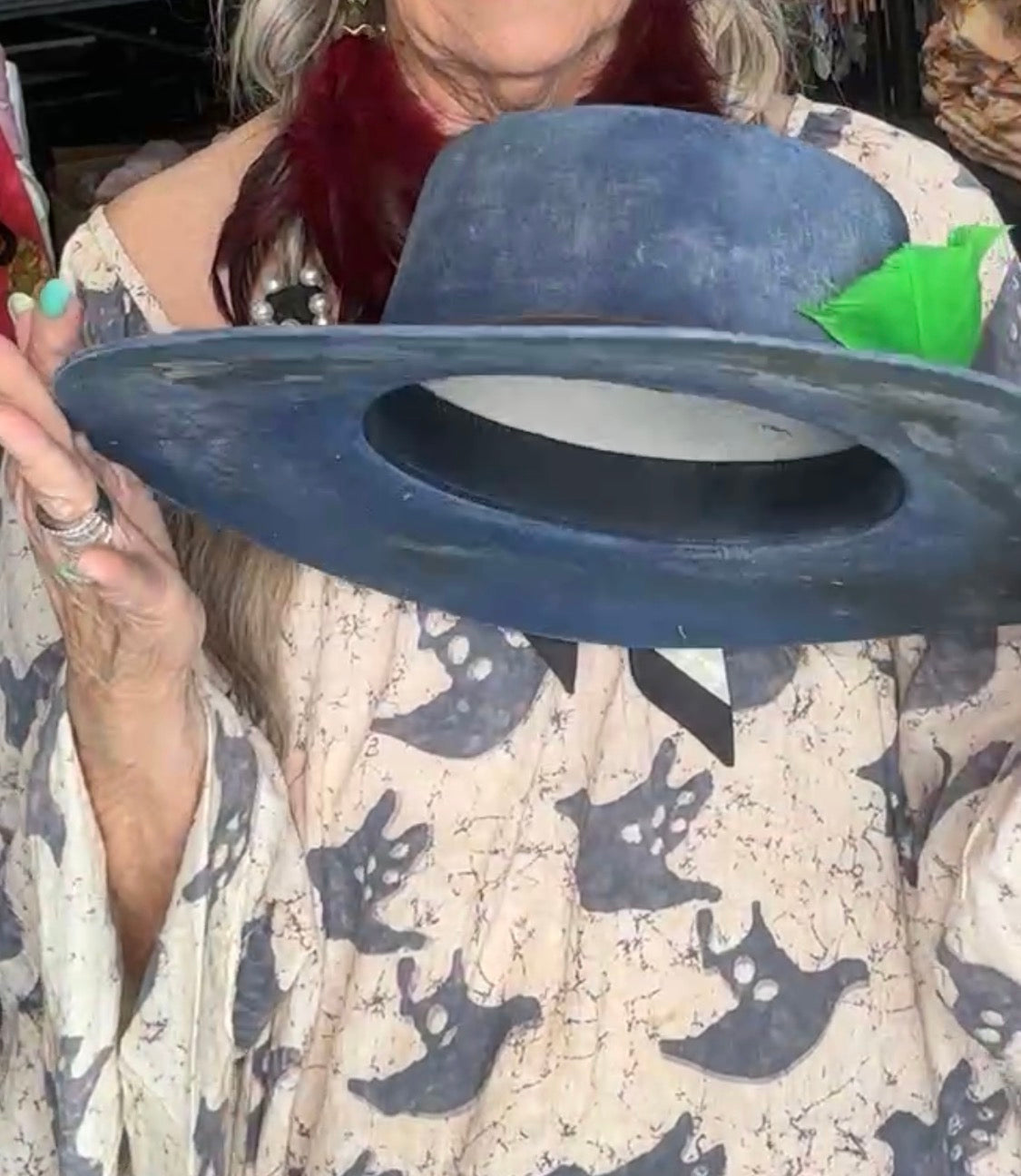 Bling Peace Sign Hat By A Rare Bird