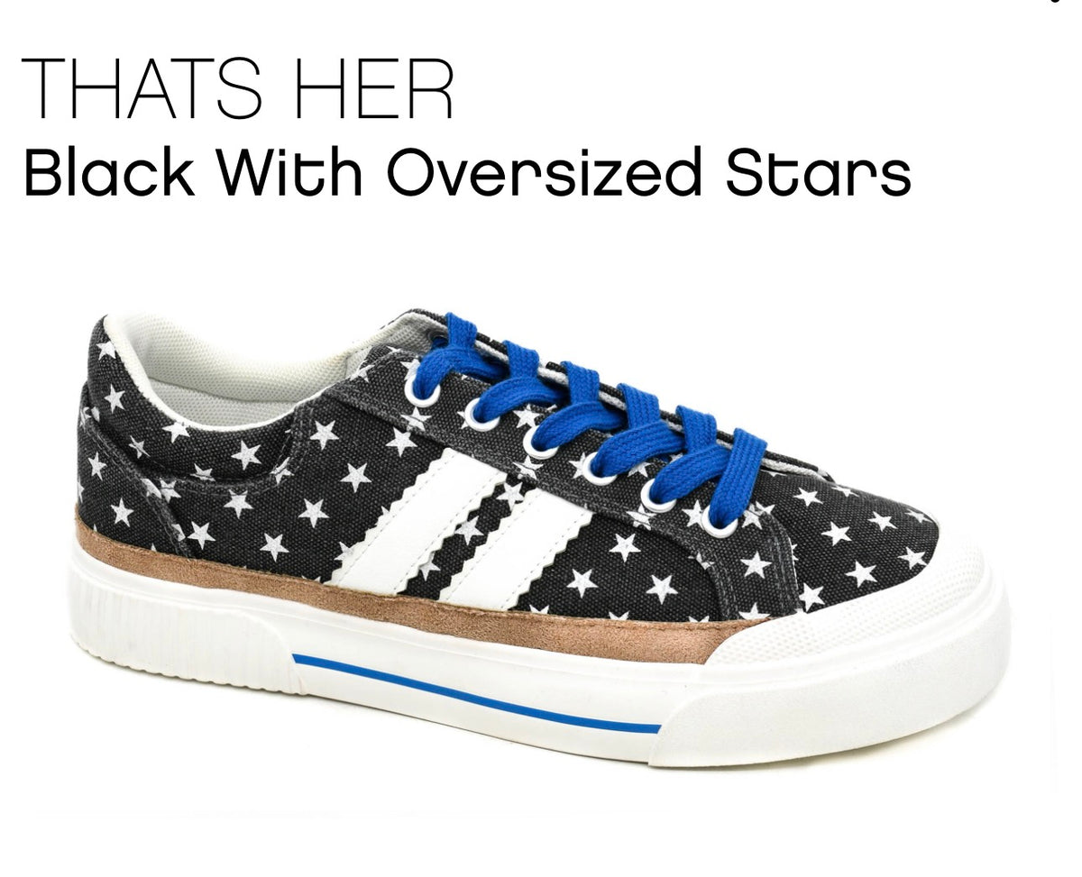 THATS HER Black With Oversized Stars