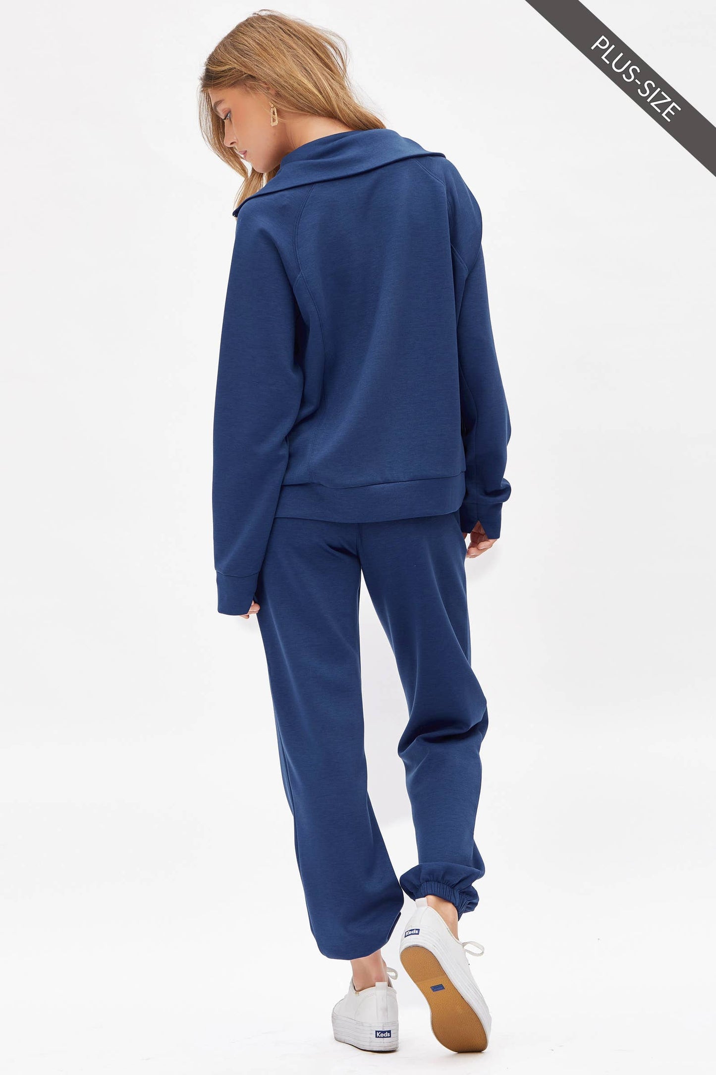 Dear Scarlett -Quarter Zip Pullover + Jogger Modal Travel Set