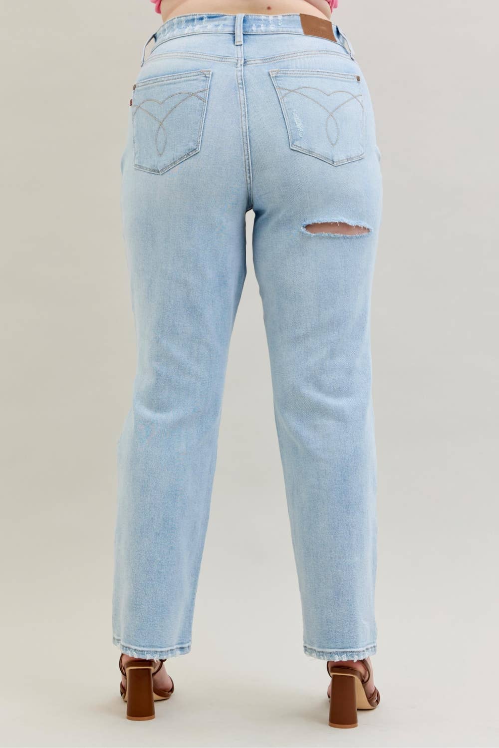 Judy Blue Jeans - HW Destroy & Back Ripped 90's Straight