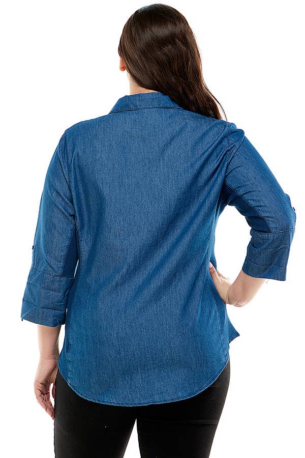 Veracci - Chambary Button Shirt with Side Stretch