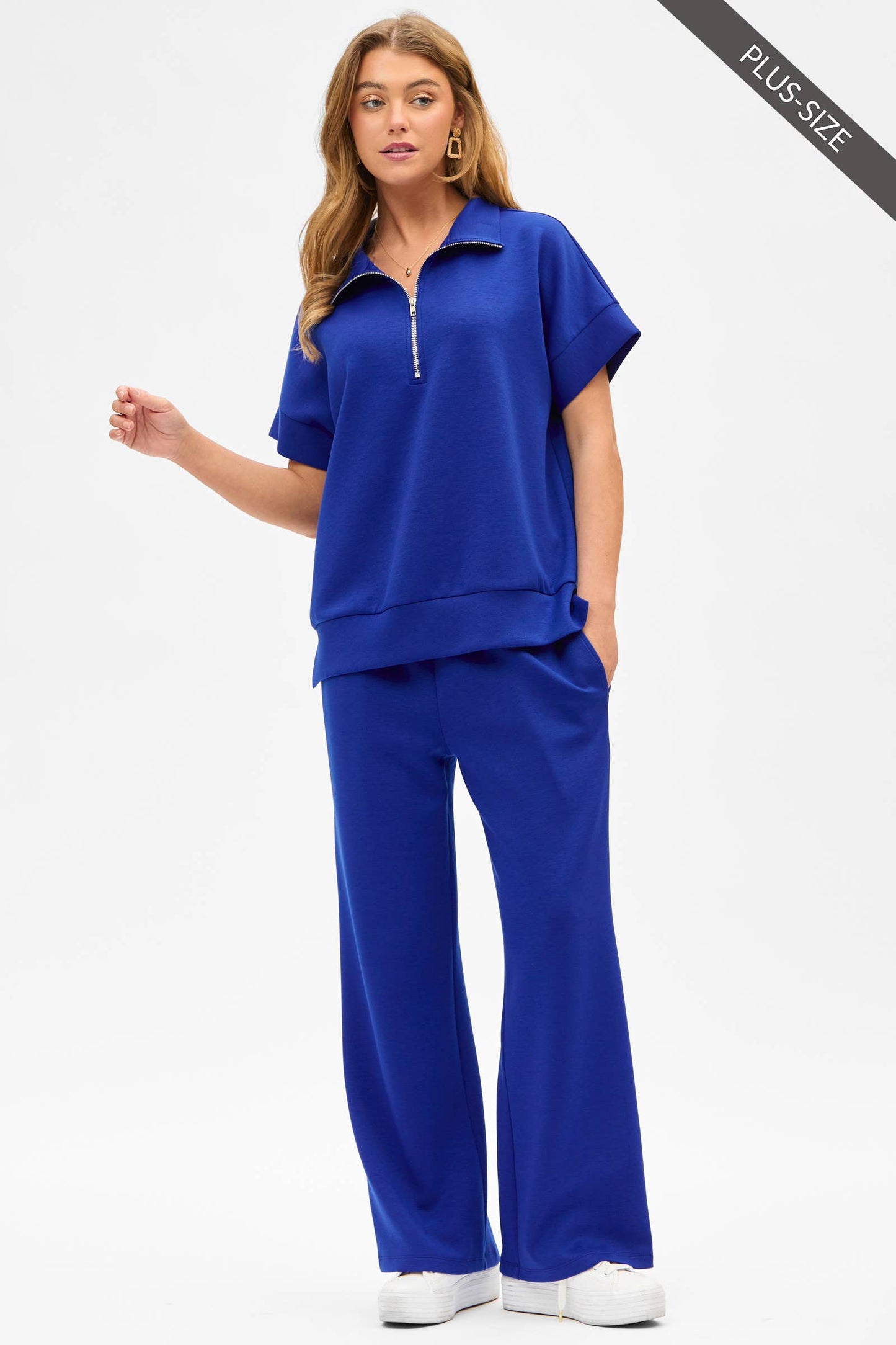 Dear Scarlett -Quarter Zip + Pants Modal Set TRVSET-CATALINAP