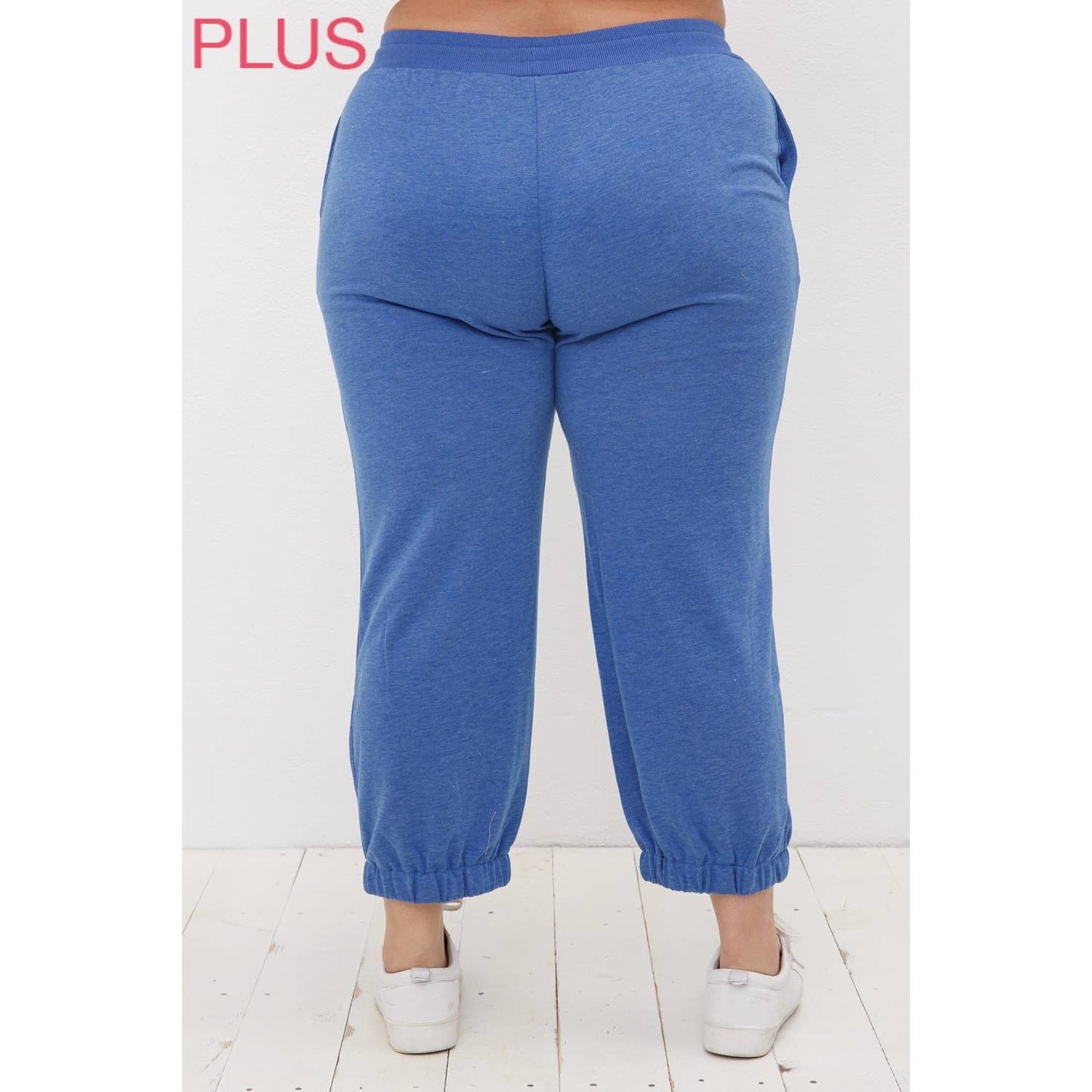 Sweet Generis - CURVY CROPPED FRENCH TERRY JOGGER SWEATPANTS