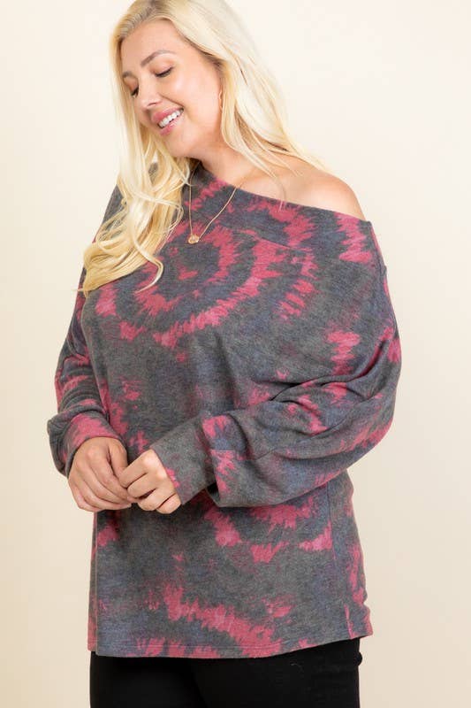 Cashmere Tie-Dye Tunic