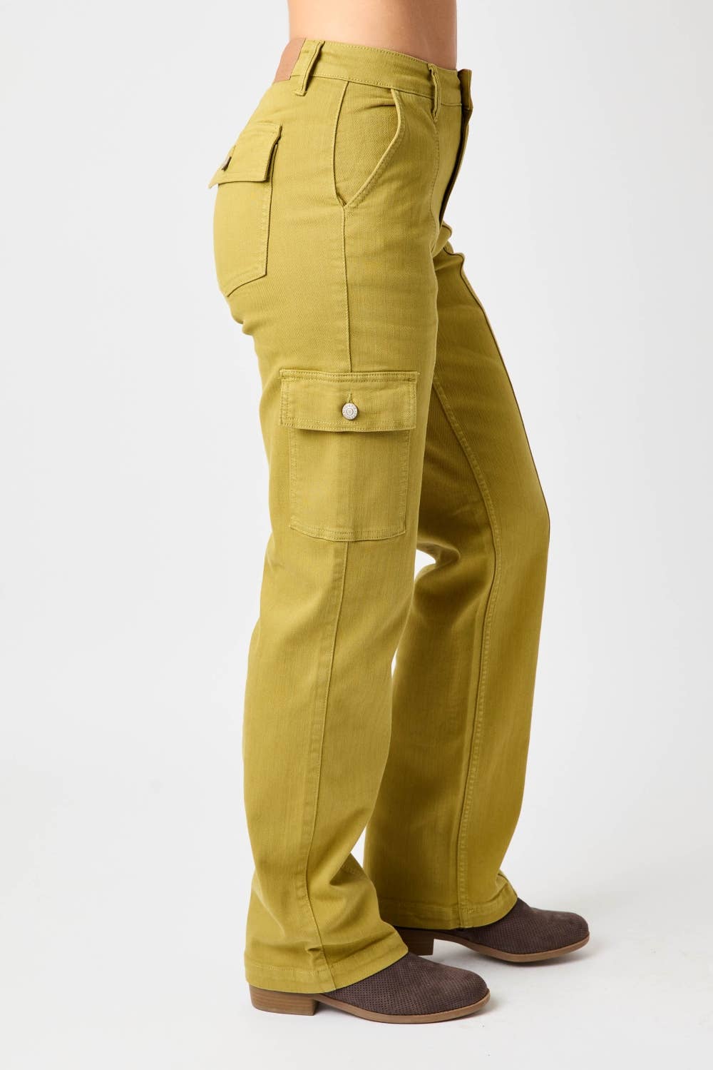 Judy Blue Jeans - HW Garment Dyed Cargo Straight