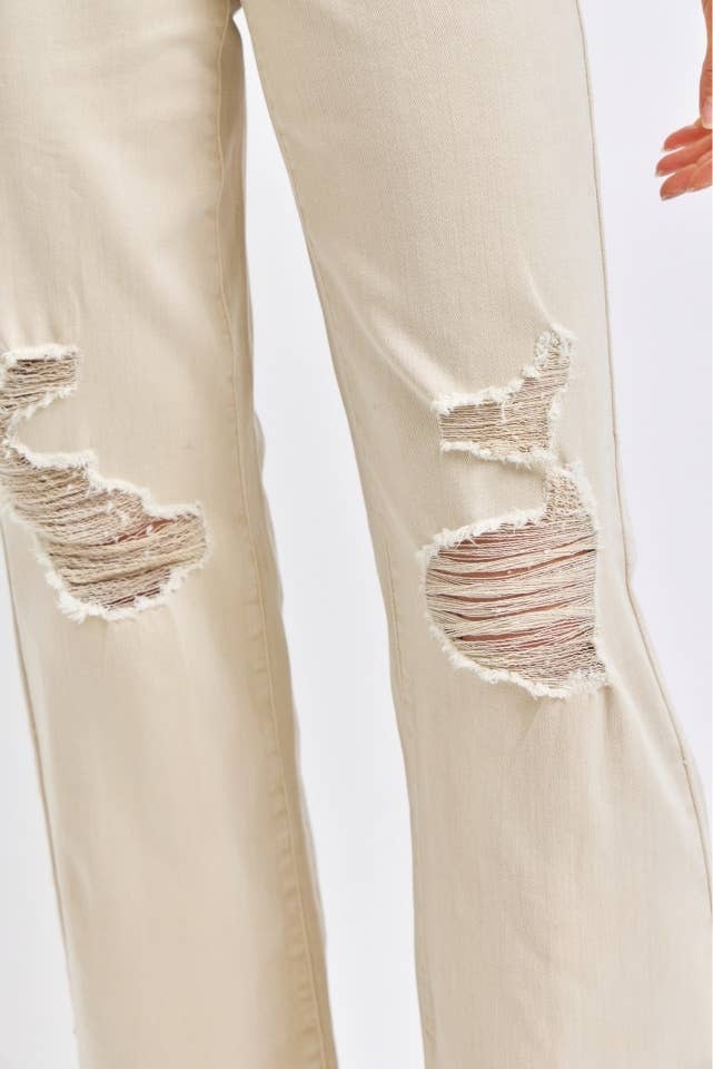 Judy Blue Jeans - HW Garment Dyed Destroy 90's Straight