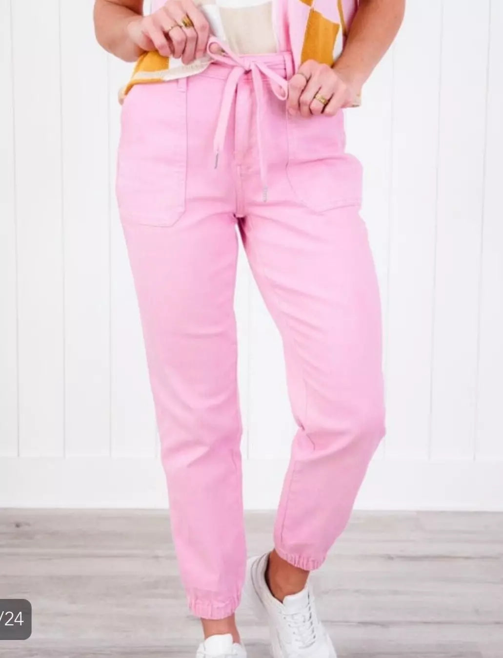 Judy Blue Pink Joggers 31"