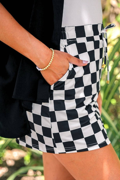 Jess Lea - Checkerboard Checkered Skort