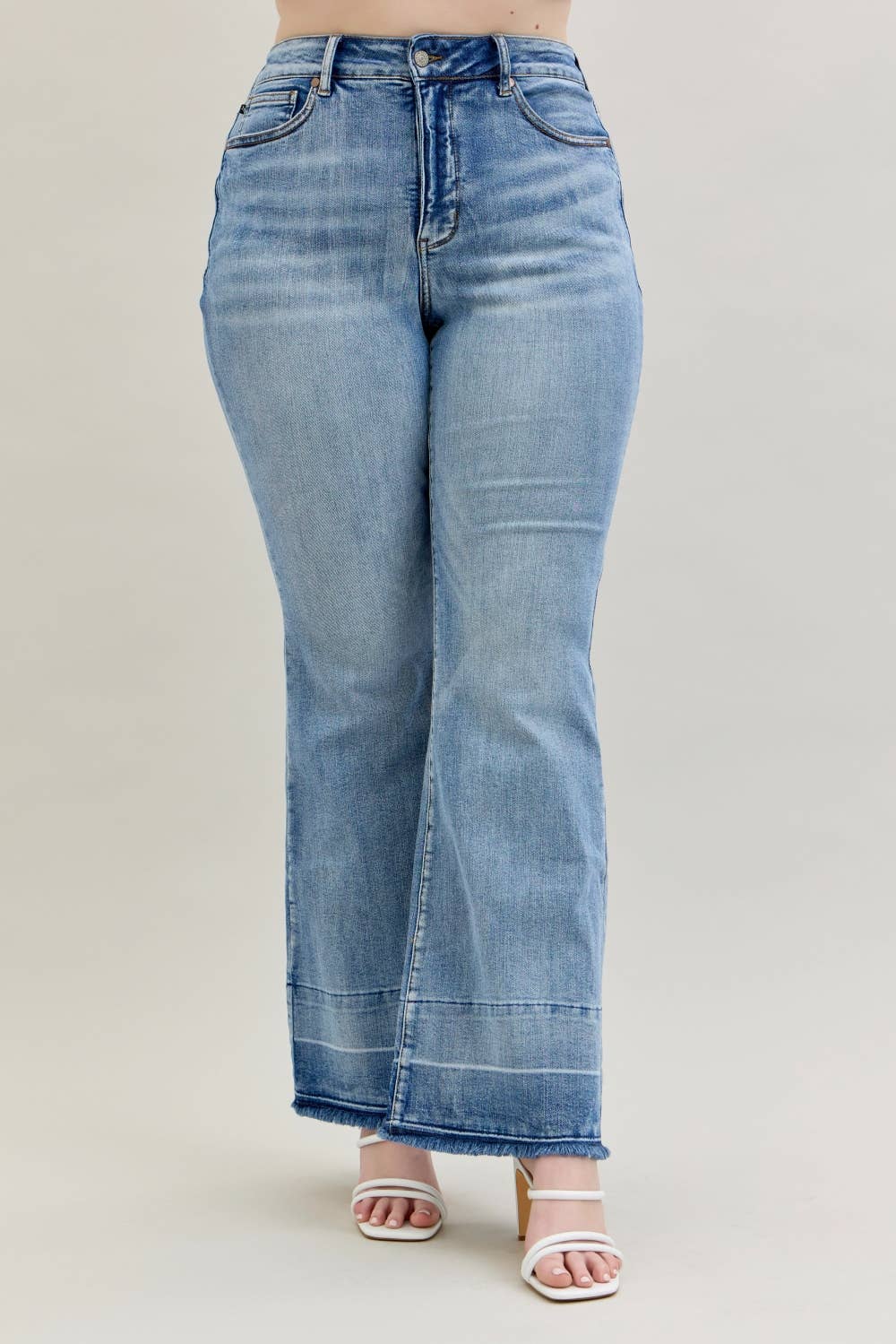 Judy Blue Jeans - HW "Tummy Control " w/ Release Hem Flare