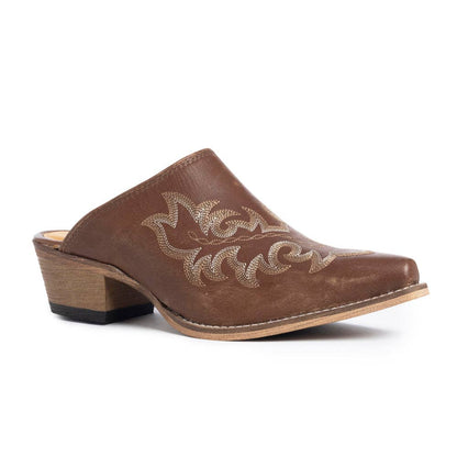Myra Bag - Ximena Ranch Mules in Chocolate Brown