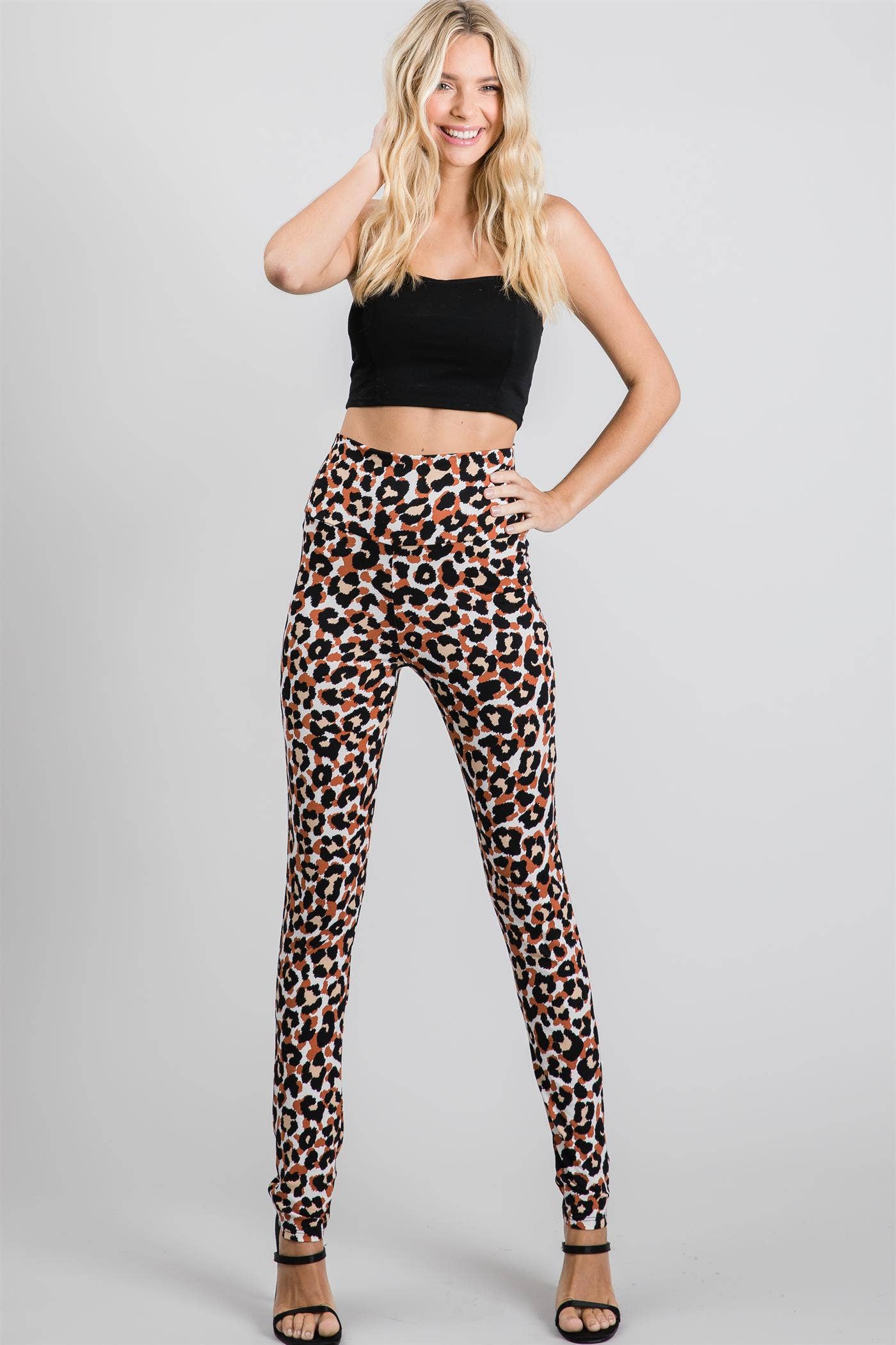 GeeGee Leopard Print Leggings