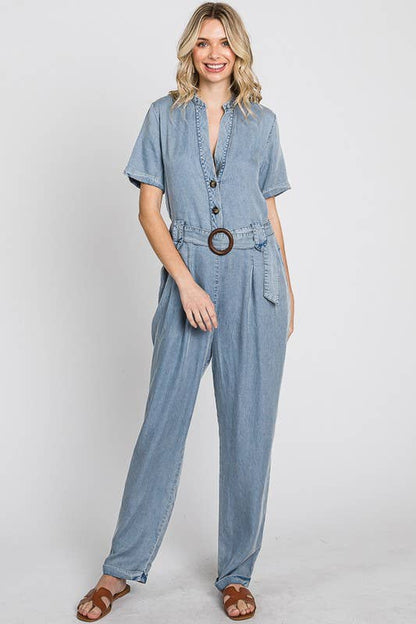 GeeGee Denim Jumpsuit