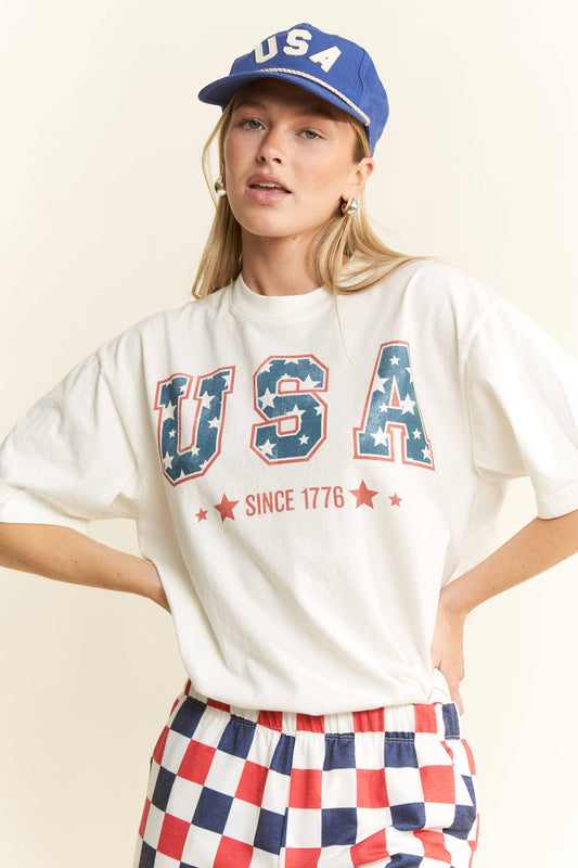 JADE BY JANE - USA 1776 Graphic Tee