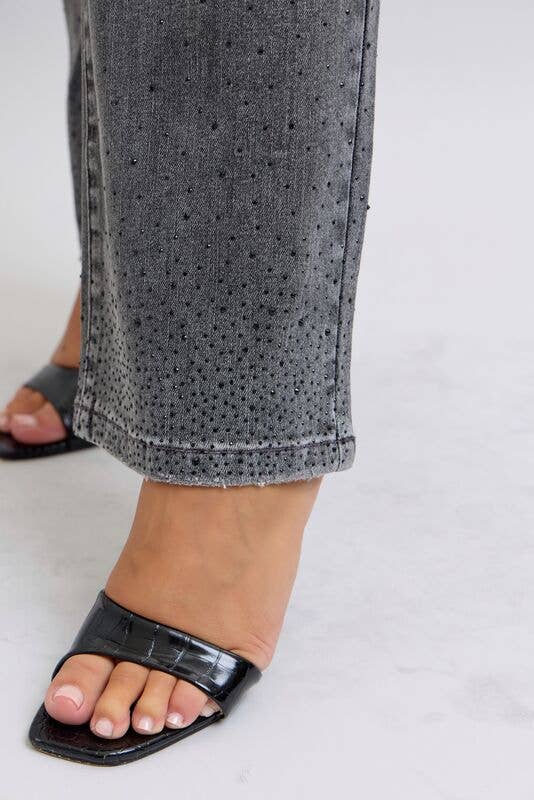 Judy Blue Jeans - HW Rhinestone Straight