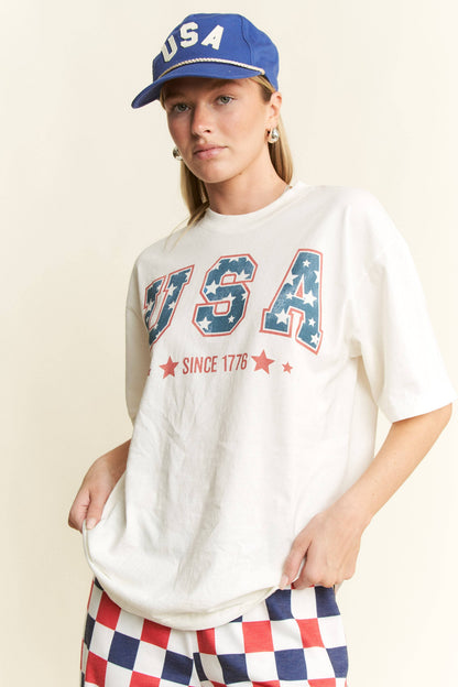 JADE BY JANE - USA 1776 Graphic Tee