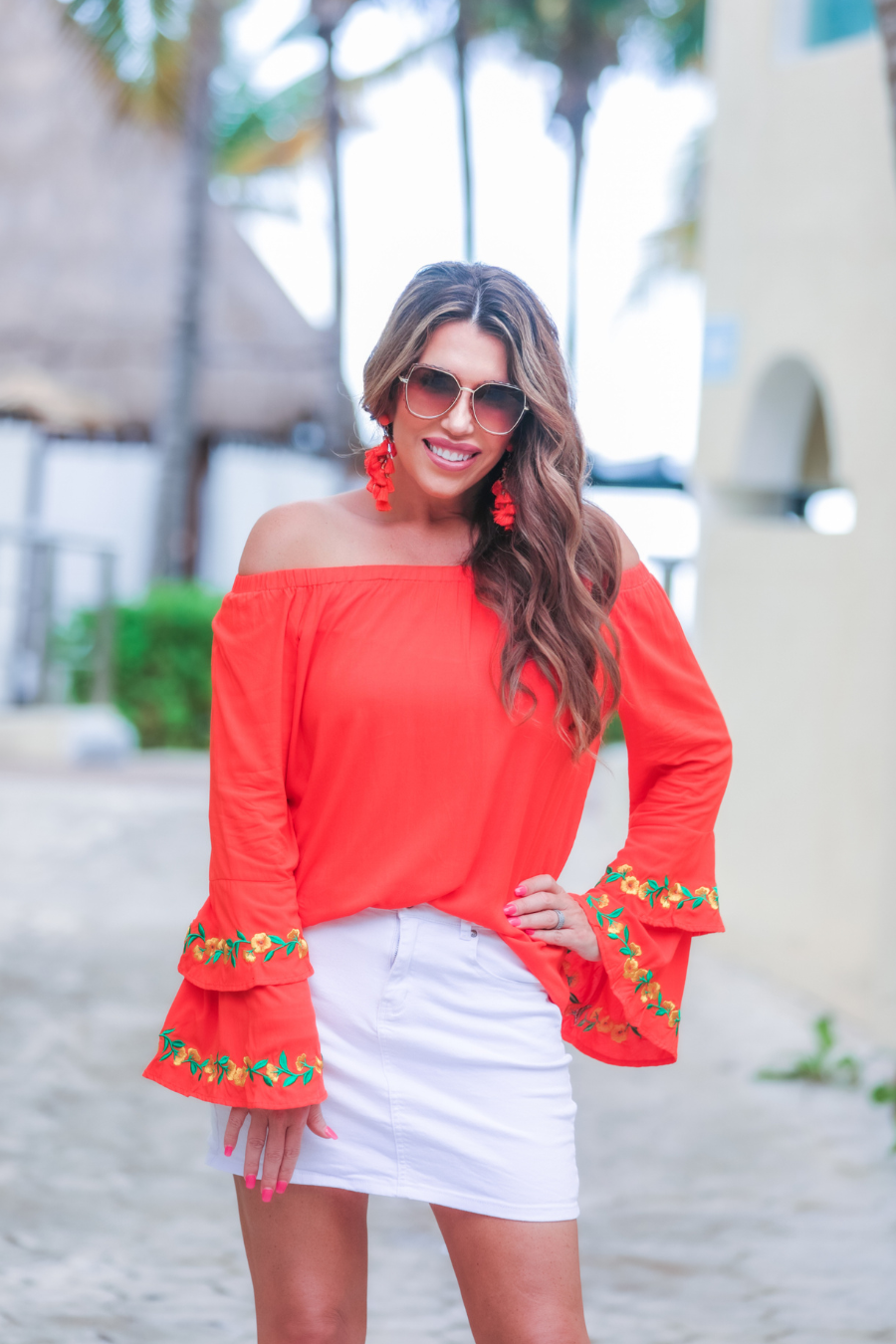 Jess Lea - Miranda Embroidered Top