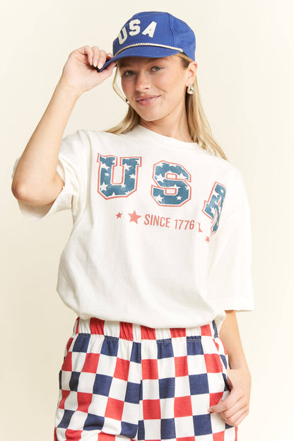 JADE BY JANE - USA 1776 Graphic Tee