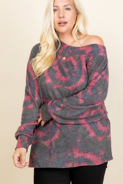 Cashmere Tie-Dye Tunic