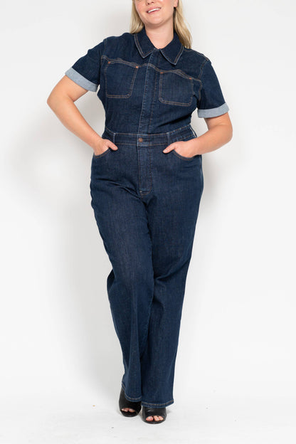 Judy Blue Jeans - HW Tummy Control Jumpsuit Straight