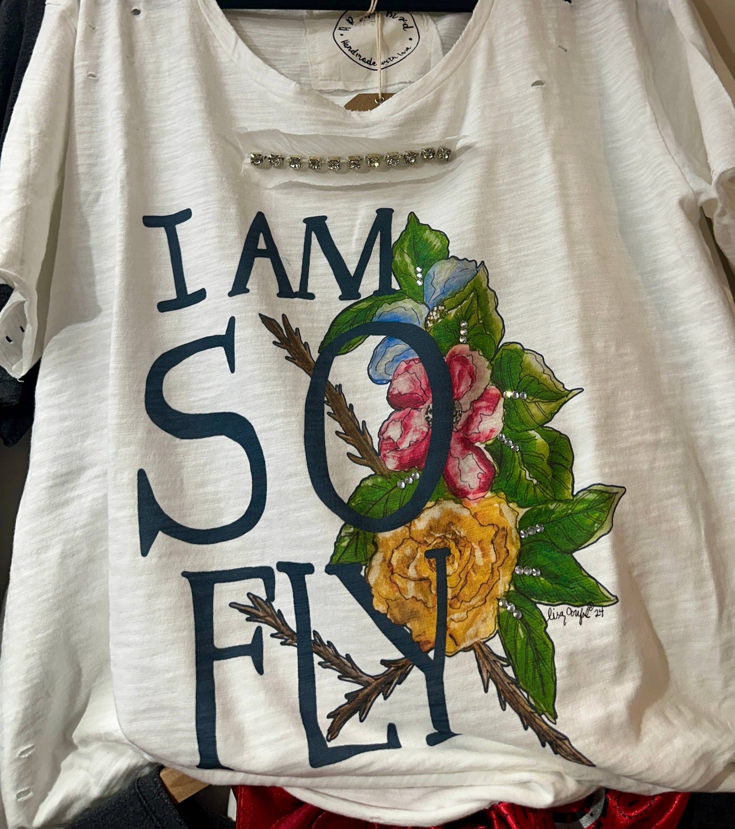 I am so FLY Tattered Tee