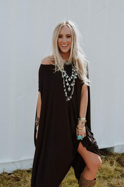 Three Bird Nest - The Wren Tunic - Black