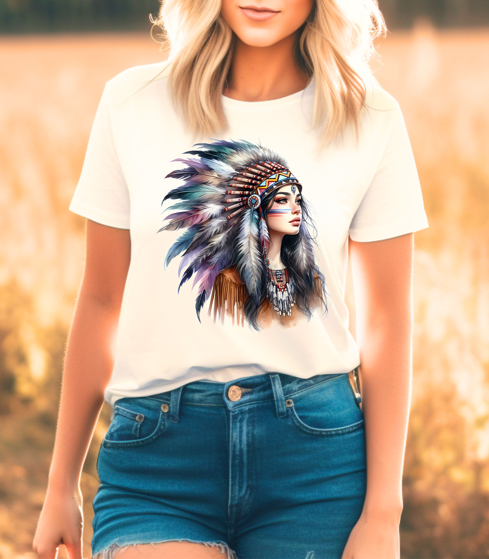 JCoons - Blinged Native Woman Graphic Tee