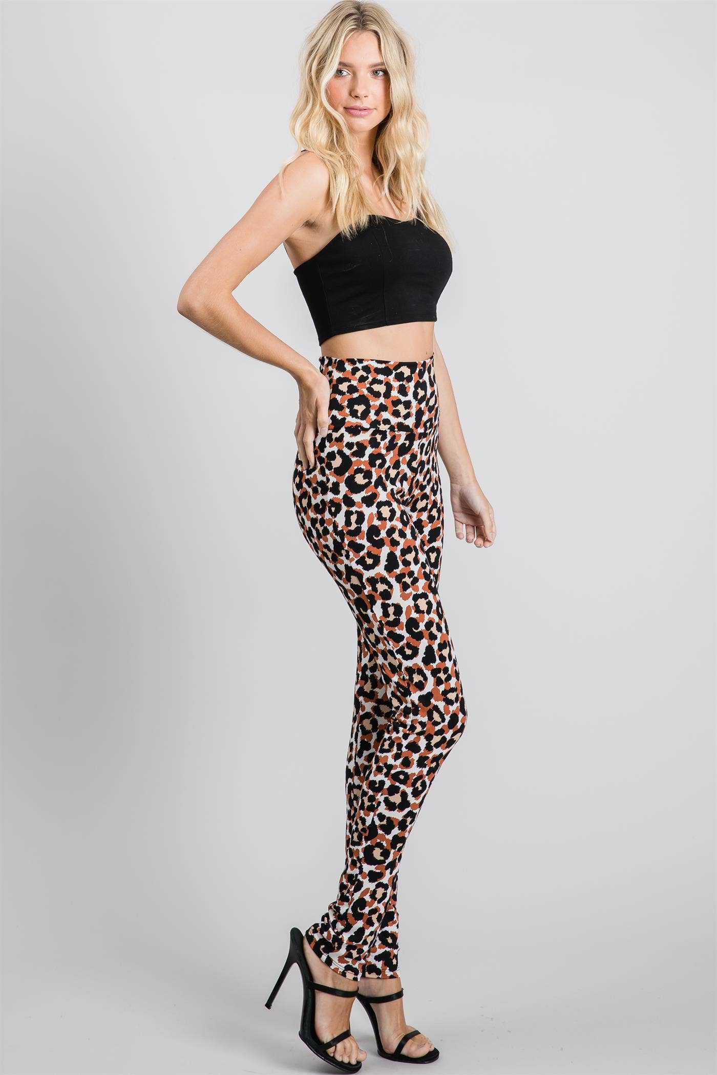 GeeGee Leopard Print Leggings