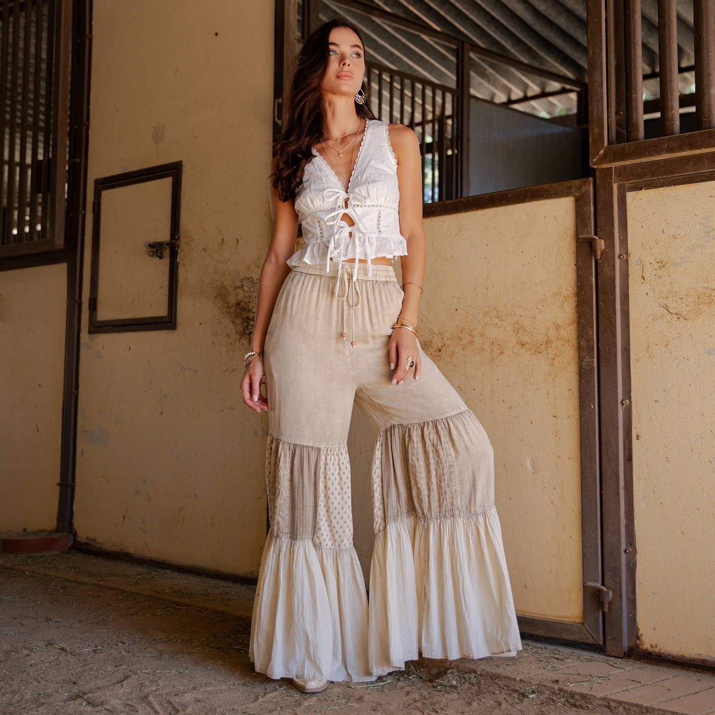 Young Threads - Runway-Ready Knit & Woven Pants with Prints & Relaxed Drape
