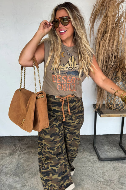 BROGAN CAMO BARREL JEANS