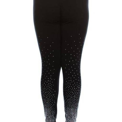 VOCAL -Curvy Leggings With Stones