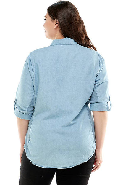 Veracci - Chambary Button Shirt with Side Stretch