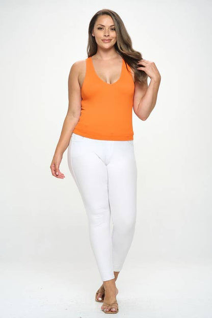Yelete - Your New Go-To Reversible Ribbed Seamless Tank