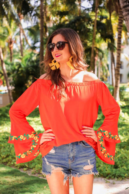 Jess Lea - Miranda Embroidered Top